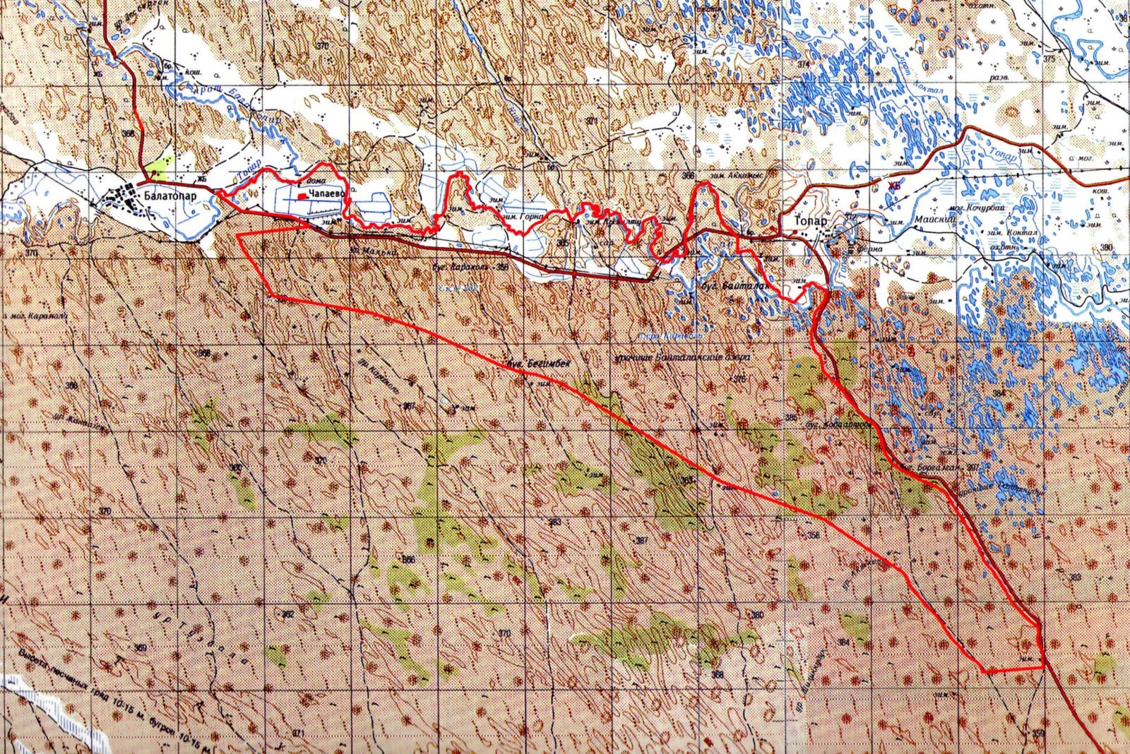 Карта Охотничьего хозяйства: "Караколь"